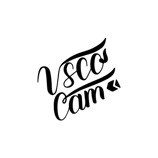 custom type lettering hand drawn logo vsco cam