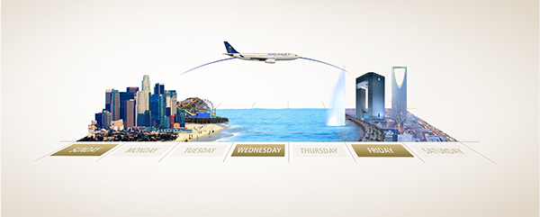 Travel airplane world calendar saudi airlines Frequency Flights Perspective Madinah dubai Los Angeles week