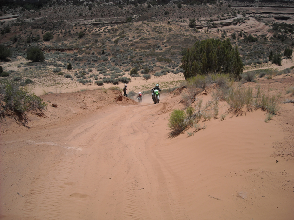 Moab dirt biking utah Landscape desert summer Rocky Mountains