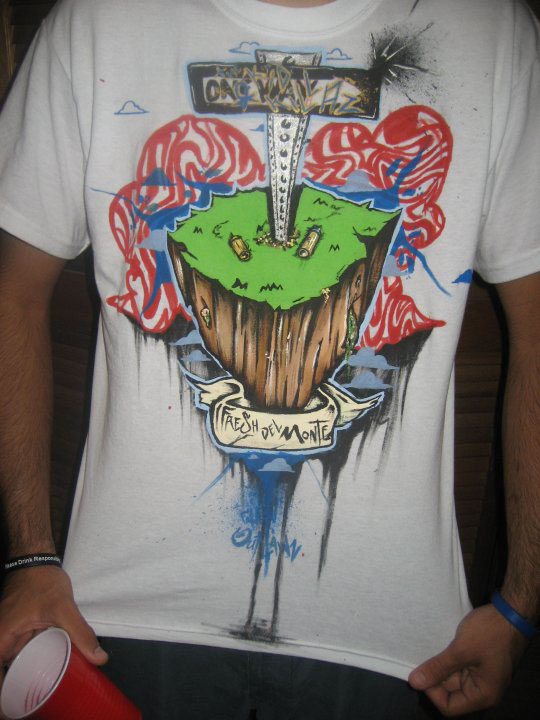 illustrations puertorico streetwear handpainted t-shirts tee's dovblek dovblekcrew DKC cayey art