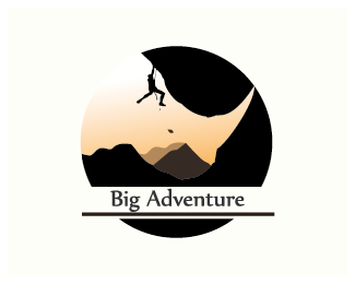 Rhino adventure logo mountains extrem strong climbing