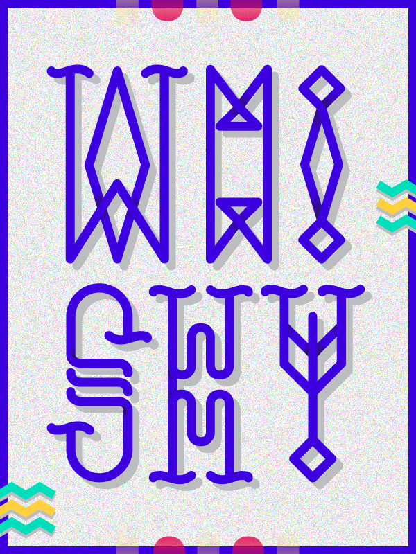 Whisky Ancient antique Hieroglyphics Label Headline Typeface anti-content decorative Display folk Native Icon symbol