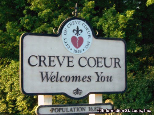 Creve Coeur Welcome Creve Coeur Sign mark oliver
