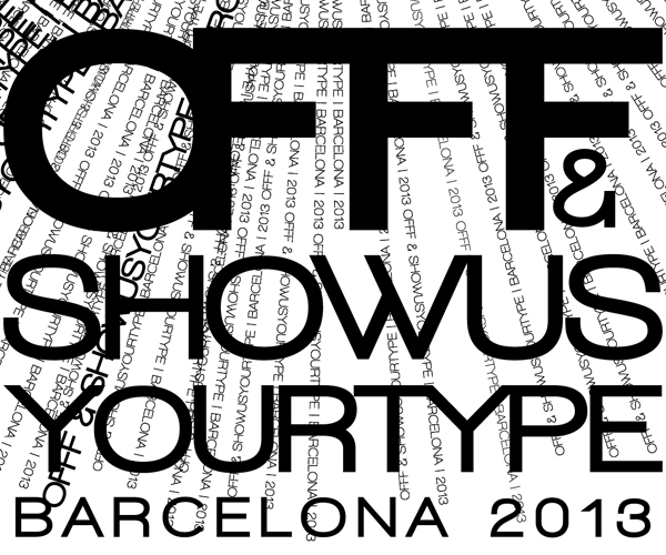 type letter lettering 3D OFFF barcelona Offf Barcelona showusyourtype imersion Imersão  