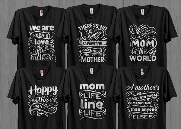 Mom Typography T-Shirt Design
