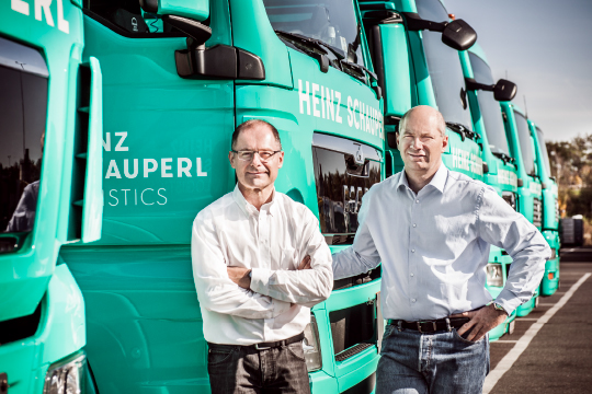 Heinz Schauperl Logistics Truck car branding Corporate Design relaunch