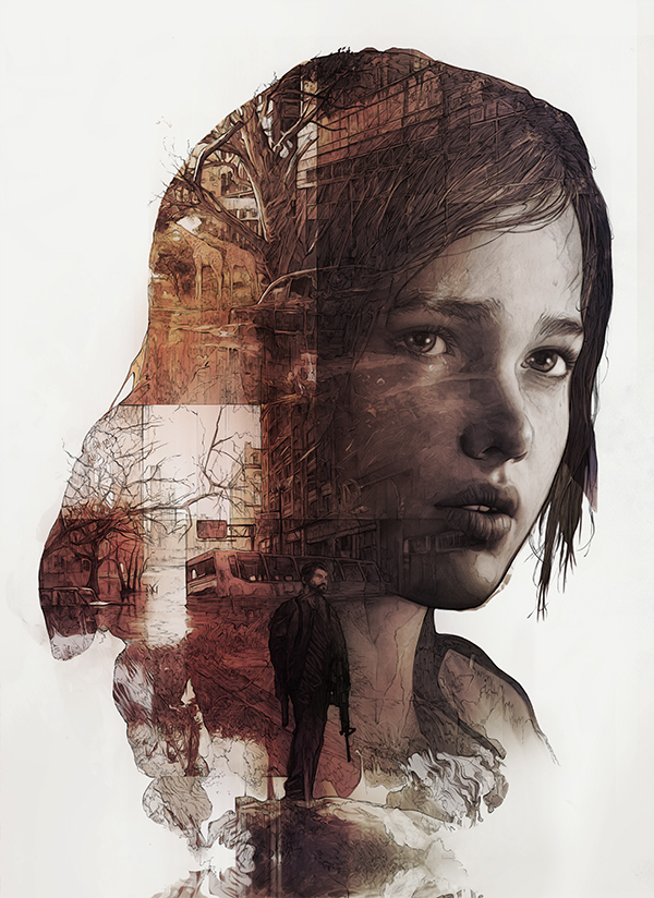 last of us Ellie Jole naughty dog ps3 Domaradzki krzysztof  StudioKxx video game fanart fan  art