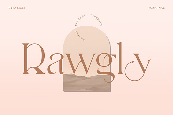 Rawgly - Typeface