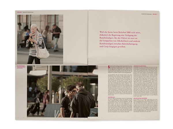 Loaded magazin politik kultur Gesellschaft Randständige Basel Schweiz family man mensch Policy culture society