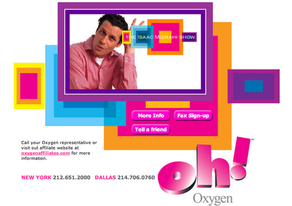 isaac mizrahi  Ellen  Ellen Degeneres oxygen Flash  promos