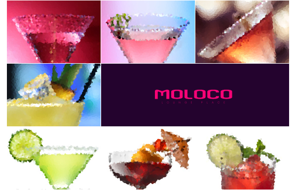 sokol lounge club purple moloco chillout night violet UV bokeh drink alkohol girls dj bar rest