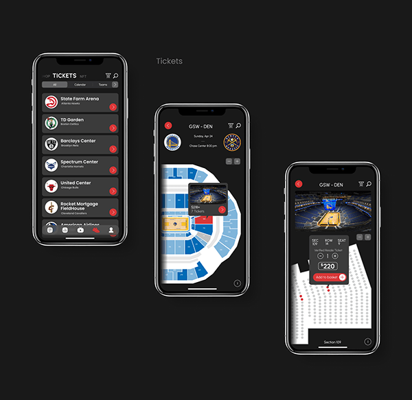 NBA App - Design concept
