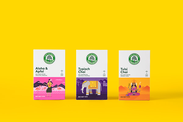 Lebensbaum – Wanderlust Organic Tea Packaging
