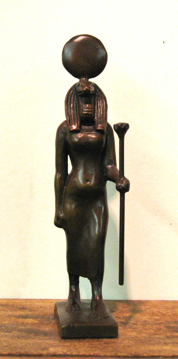 Egyptian statues  Bastet Wadjet Wenut bronze figurines egyptian gods Horus Lena Toritch museum replicas. ancient egypt Museum Quality kemetic orthodox egyptian art heryshef   khonsy