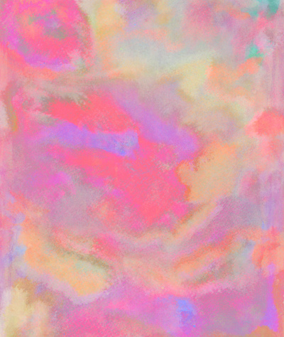 abstract  paintings watercolors pink blue yellow