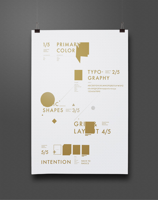 editorial framework color shapes grid Layout intention hongik