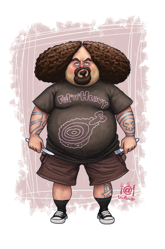 Character Shane Embury metal Fat Man