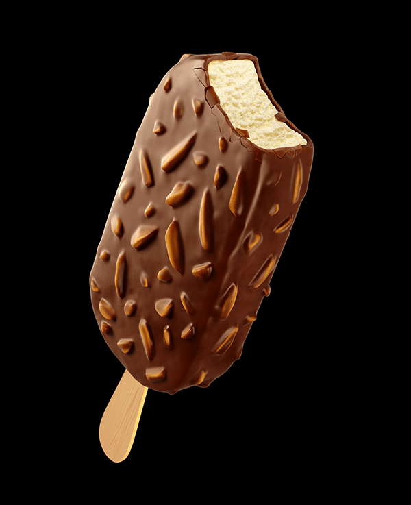 ice-cream CG rendering