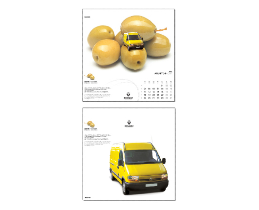 magazine car brochure calendar card