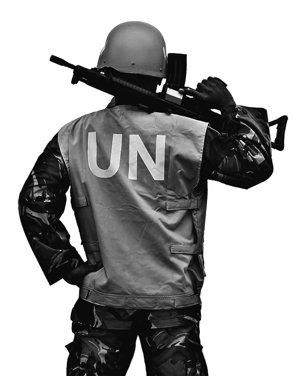 United Nation goverment Military Website front end