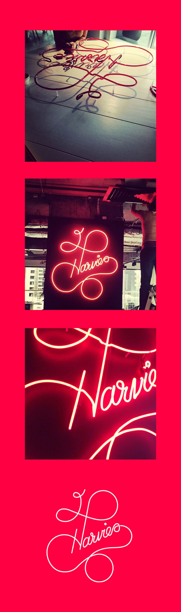 neon sign curly