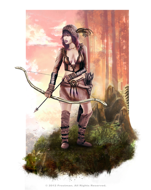 concept art archer girl