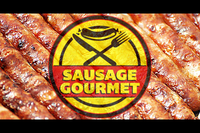 weckywerks  sausage gourmet wecky werks logo Logo Design