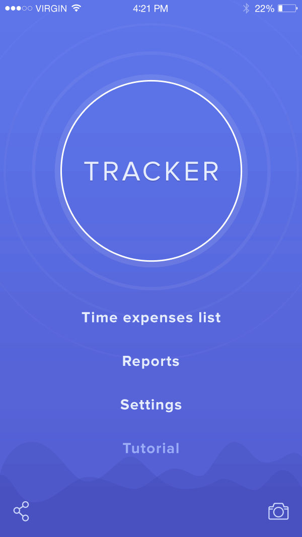 traker mobile app aplication ios time manager
