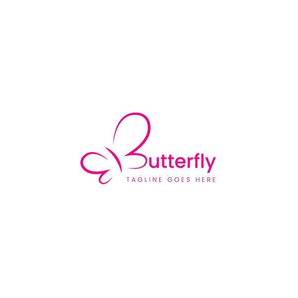 Beauty butterfly Logo