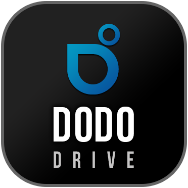 logo dodo drive branding  Mobile app app icon ux UI santhosh katta