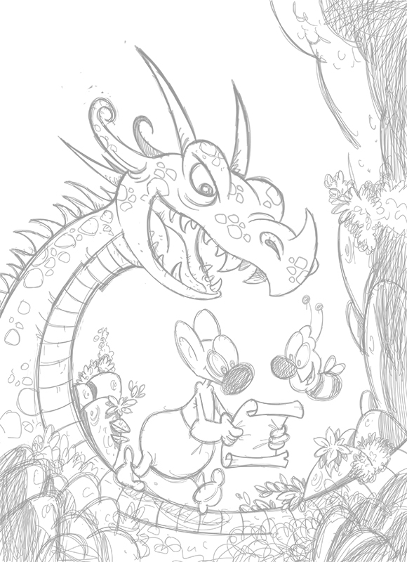 comics kid children dragon sedmikraskov daizyvale ILLUSTRATION  komiks ilustrace DETI