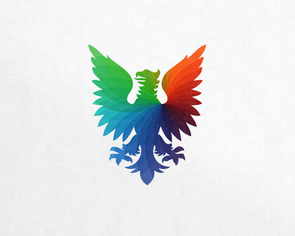 logo identity Phoenix Printing corporate logo mark