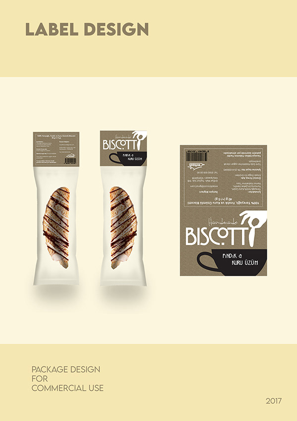 Biscotti Label Design