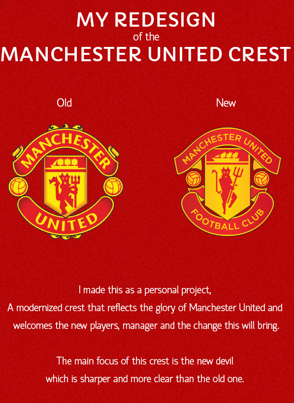 Manchester United soccer football united crest brand badge manu devil Premier League van gaal Ryan Giggs david moyes old trafford
