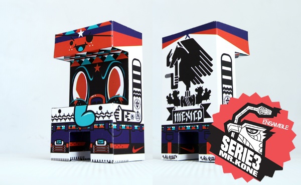 Series 3 Proyecto Ensamble toys art toys paper toys art toy-zine mexico