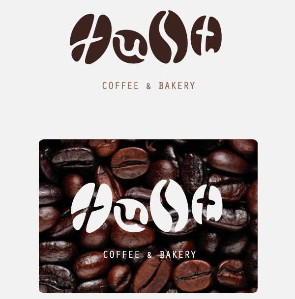 Logotype Coffee cafe coffee cup coffee beans