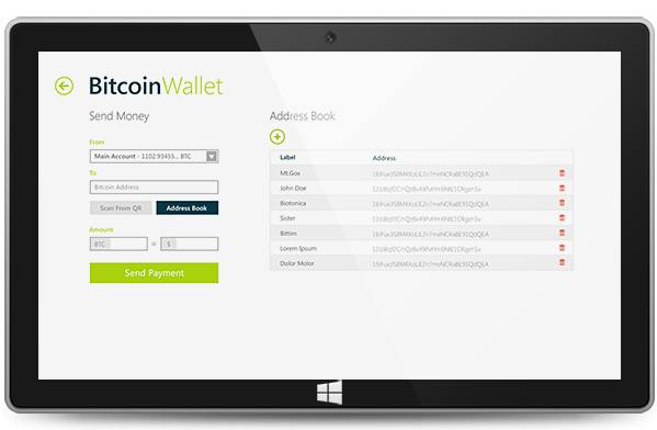 Windows 8 app bitcoin Bitcoin Wallet 