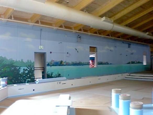 paint Mural waterpark