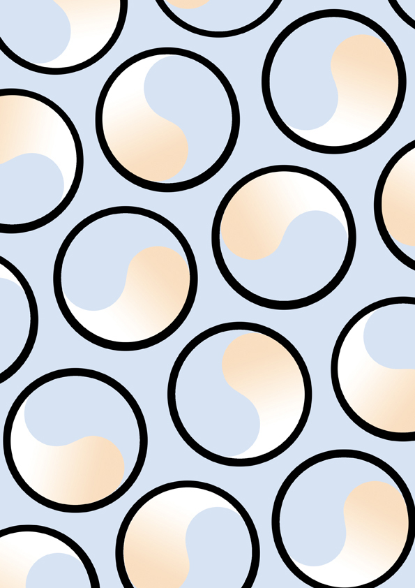 niña warmerdam print pattern repeat geometric minimal circles textile design surface graphic colorful