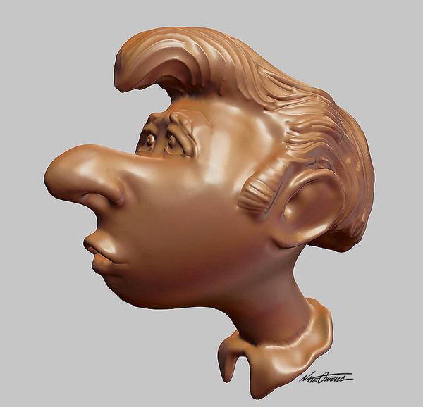 Layout concept Digital Sculpting