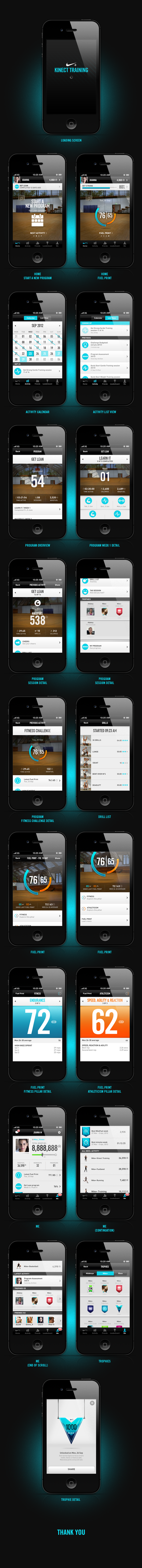 Nike+ Kinect Training (iphone app)