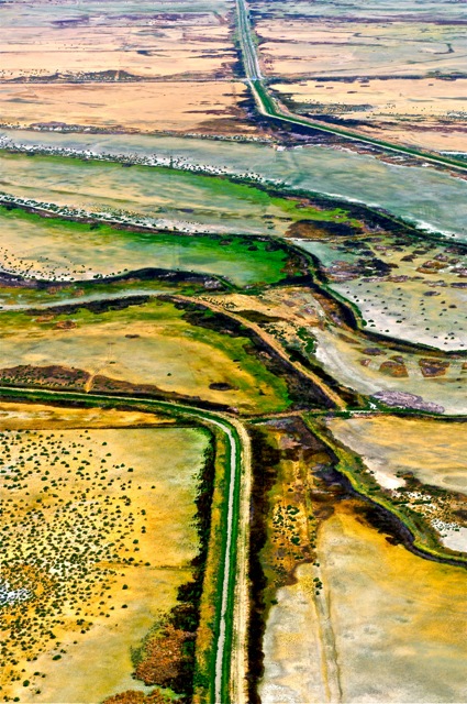 California Landscape terrain Patterns texture wetlands