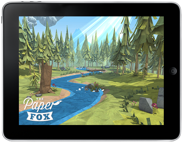 paper FOX The Paper Fox app ios game iPad paper-craft