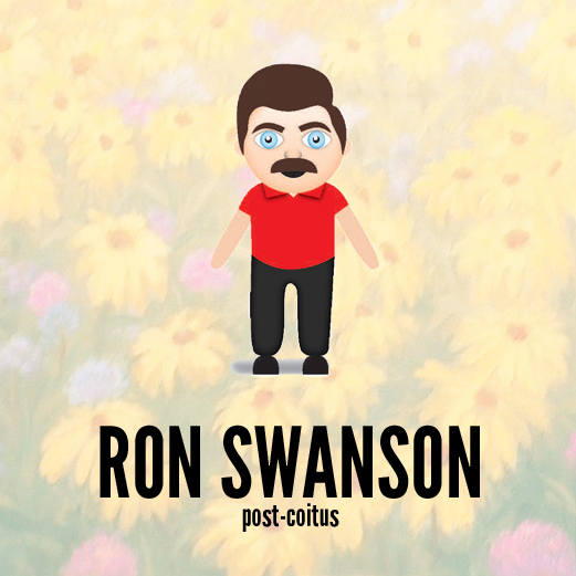 Parks and Recreation Emojis ron swanson leslie knope Parks and Rec