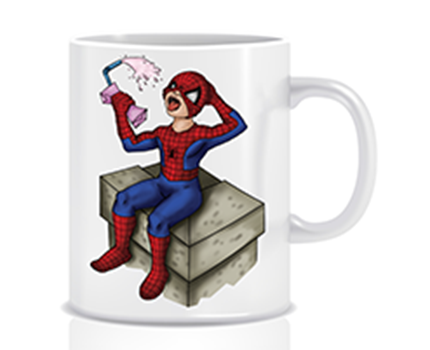 Image may contain: mug, vessel and cartoon
