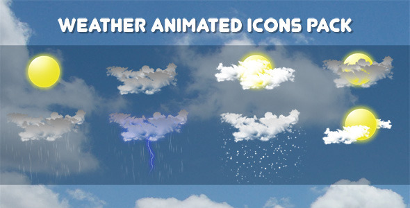 Weather Animated Icons Pack on Behance