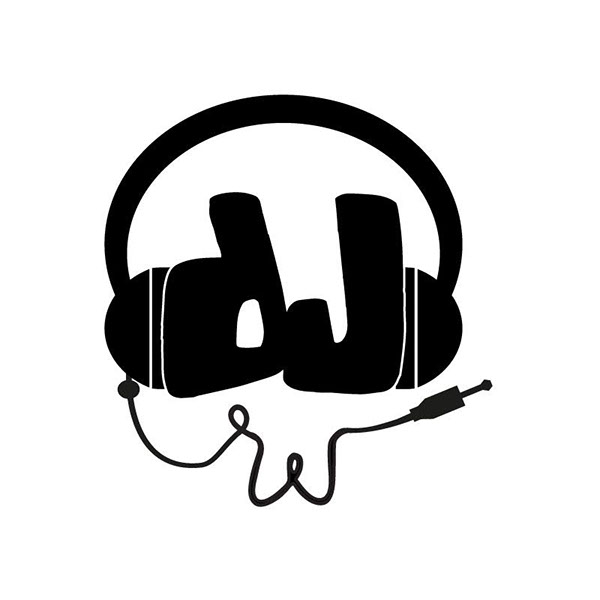 DJ logo for neon light on Behance