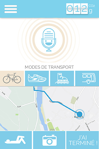 application mobile ux design go mobility ecologie gps