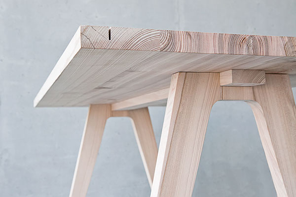 modular furniture creative workplace Office design  table ash wood desk