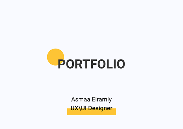 Portfolio 2021 - Asma Elramly